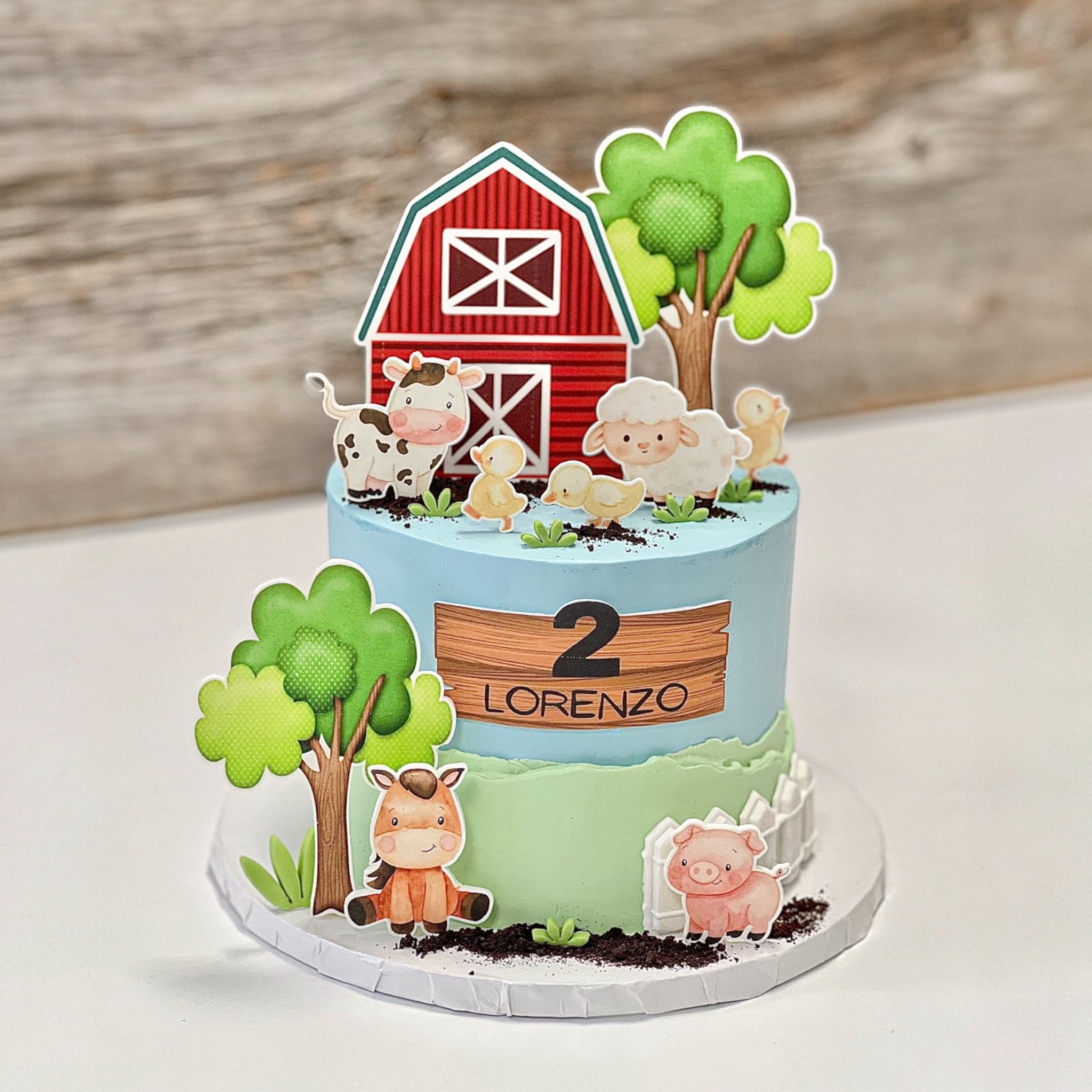 Gâteau ANIMAUX DE LA FERME