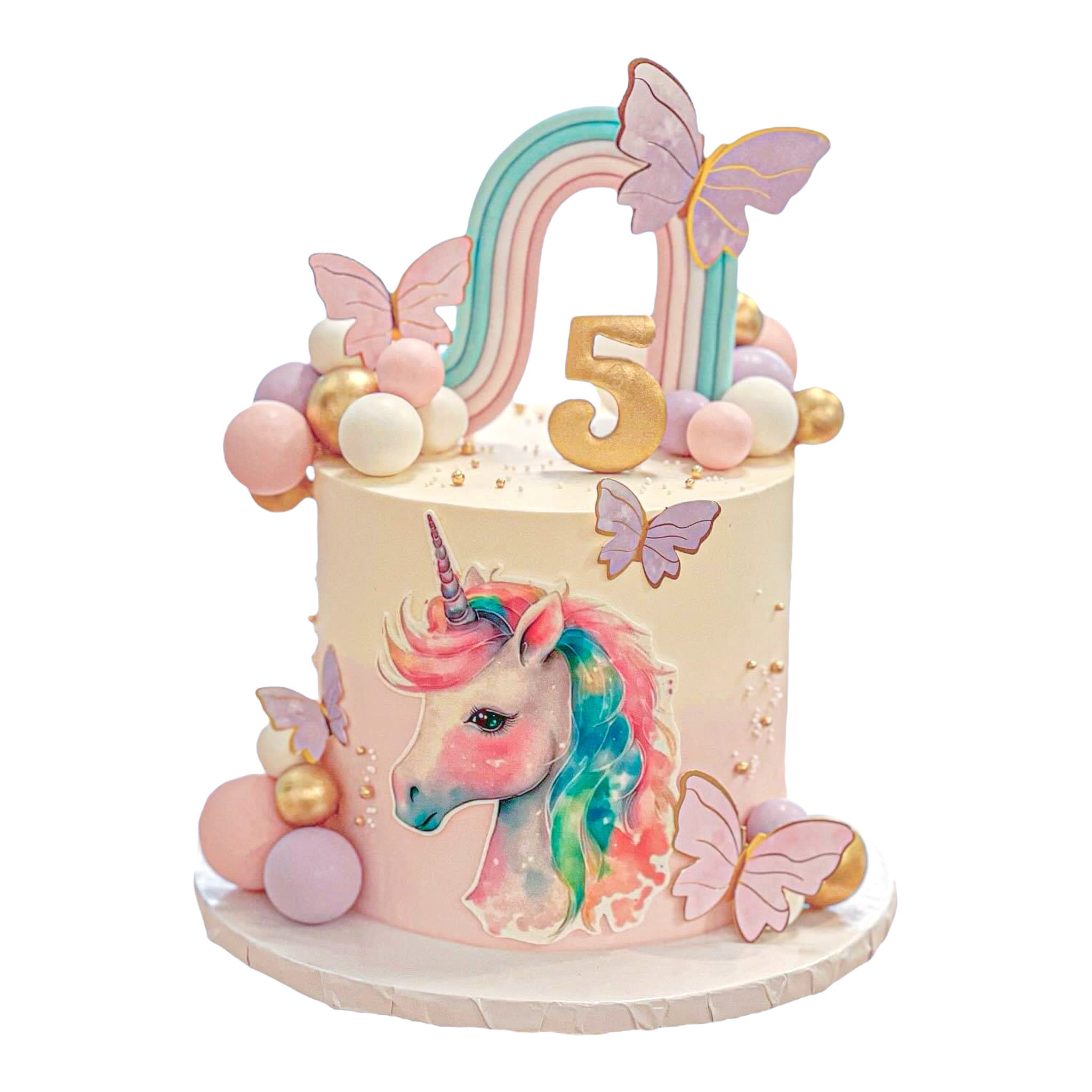 Gâteau LICORNE & PAPILLON