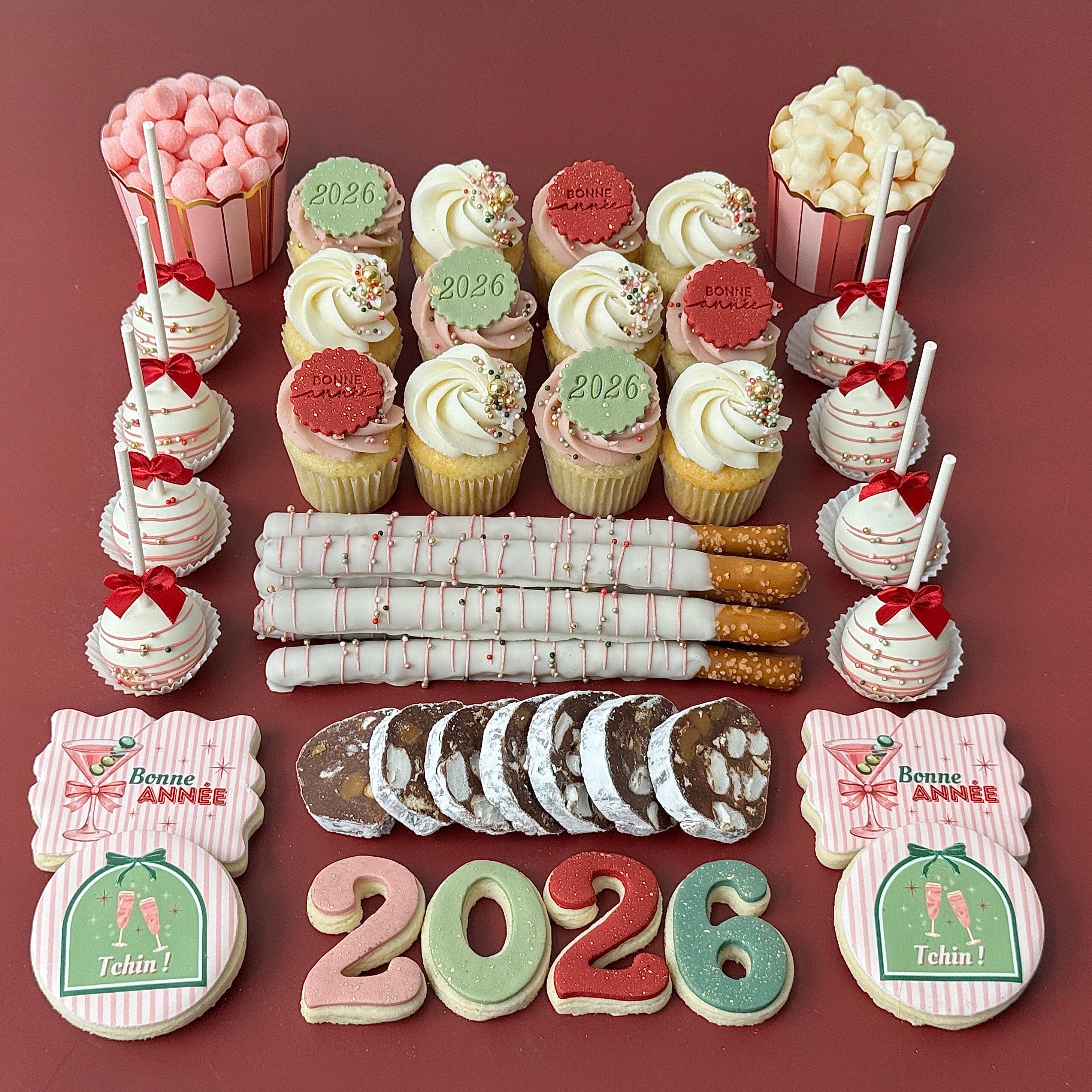 NOUVEL AN RÉTRO | Centre de table