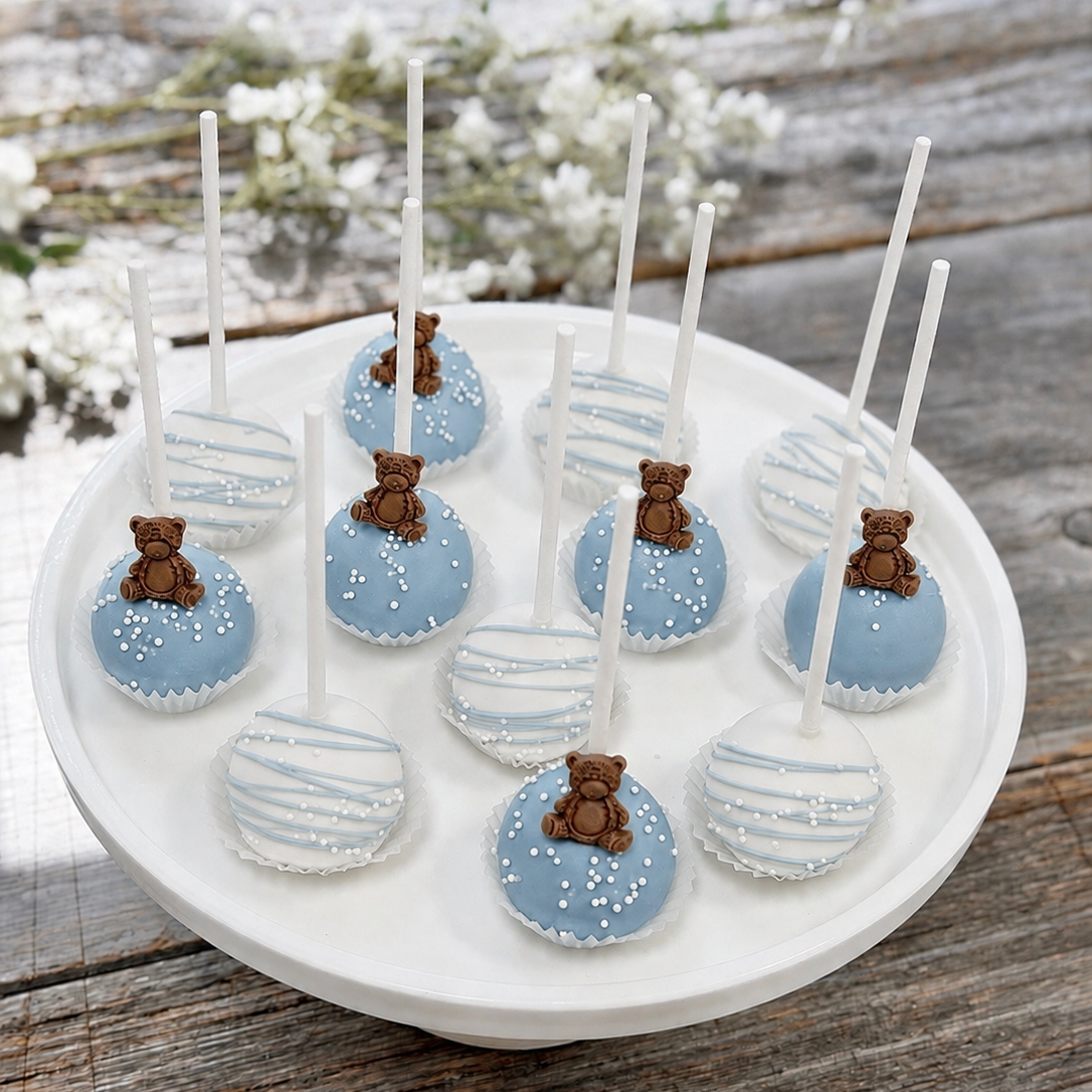 BÉBÉ OURSON (Bleu) | Cakepops