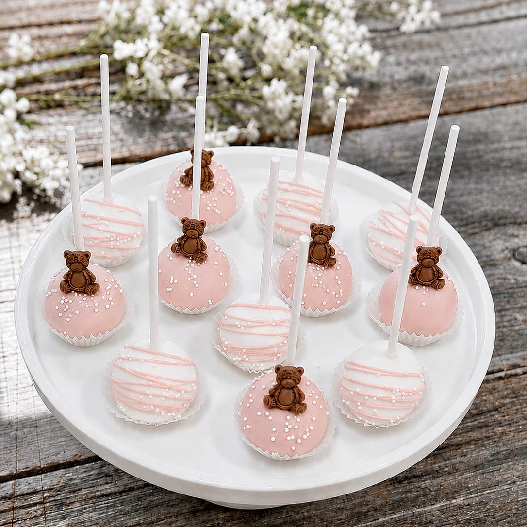 BÉBÉ OURSON (Rose) | Cakepops