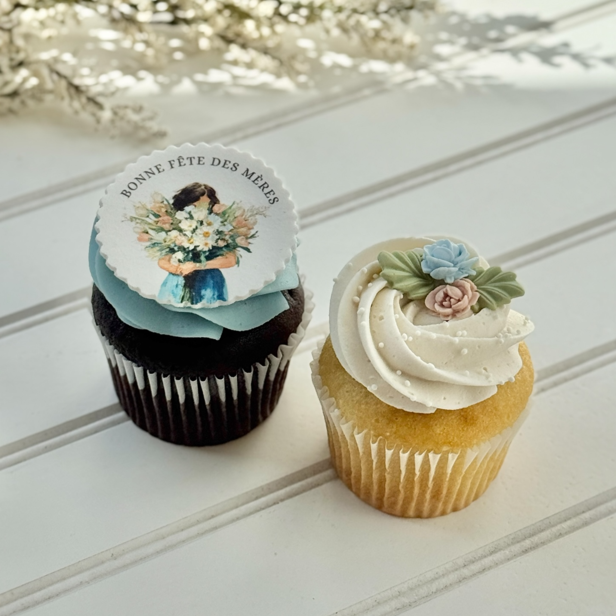 FÊTE DES MÈRES | Cupcakes duo