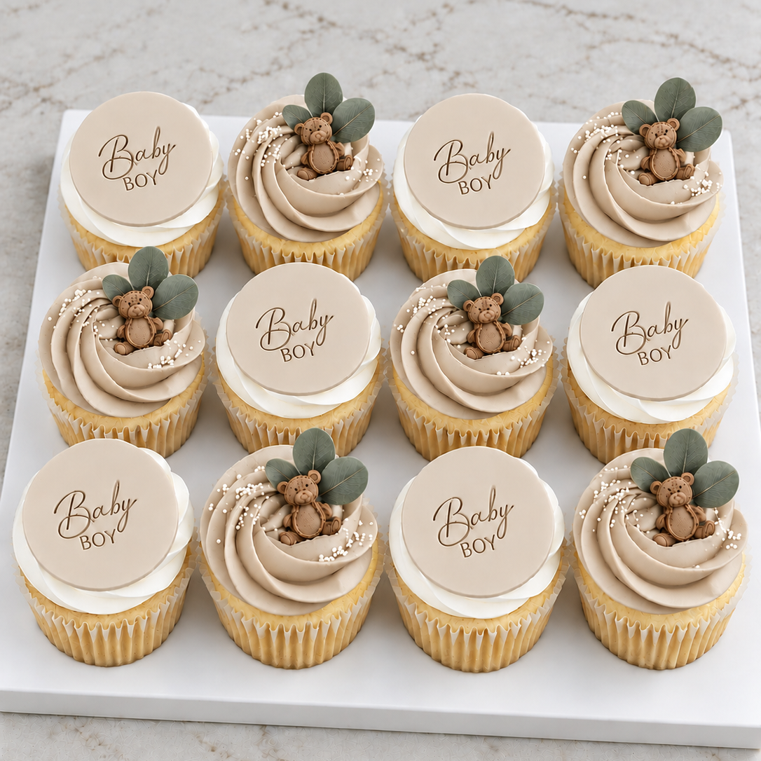 BABY BOY (Latté) | Cupcakes
