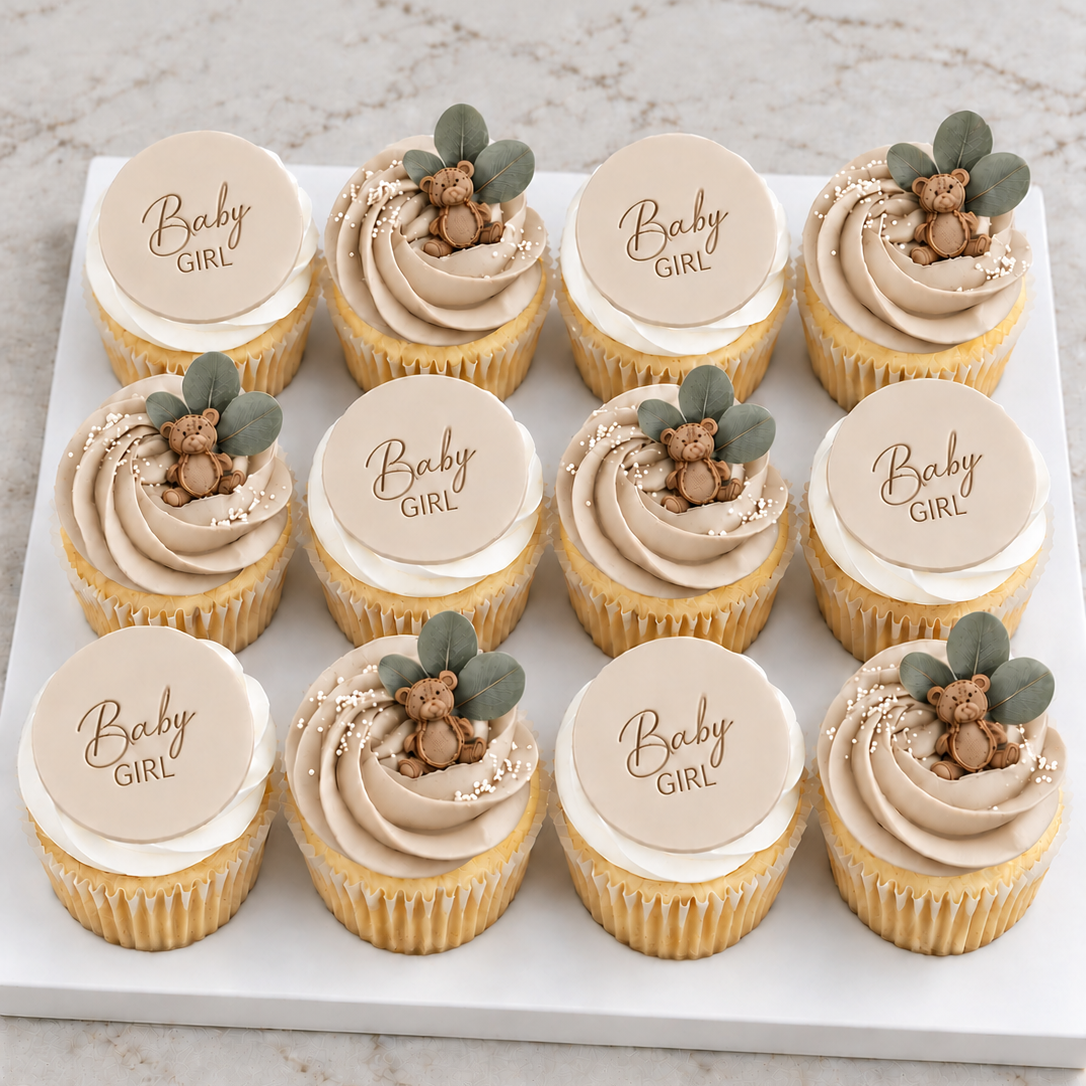 BABY GIRL (Latté) | Cupcakes