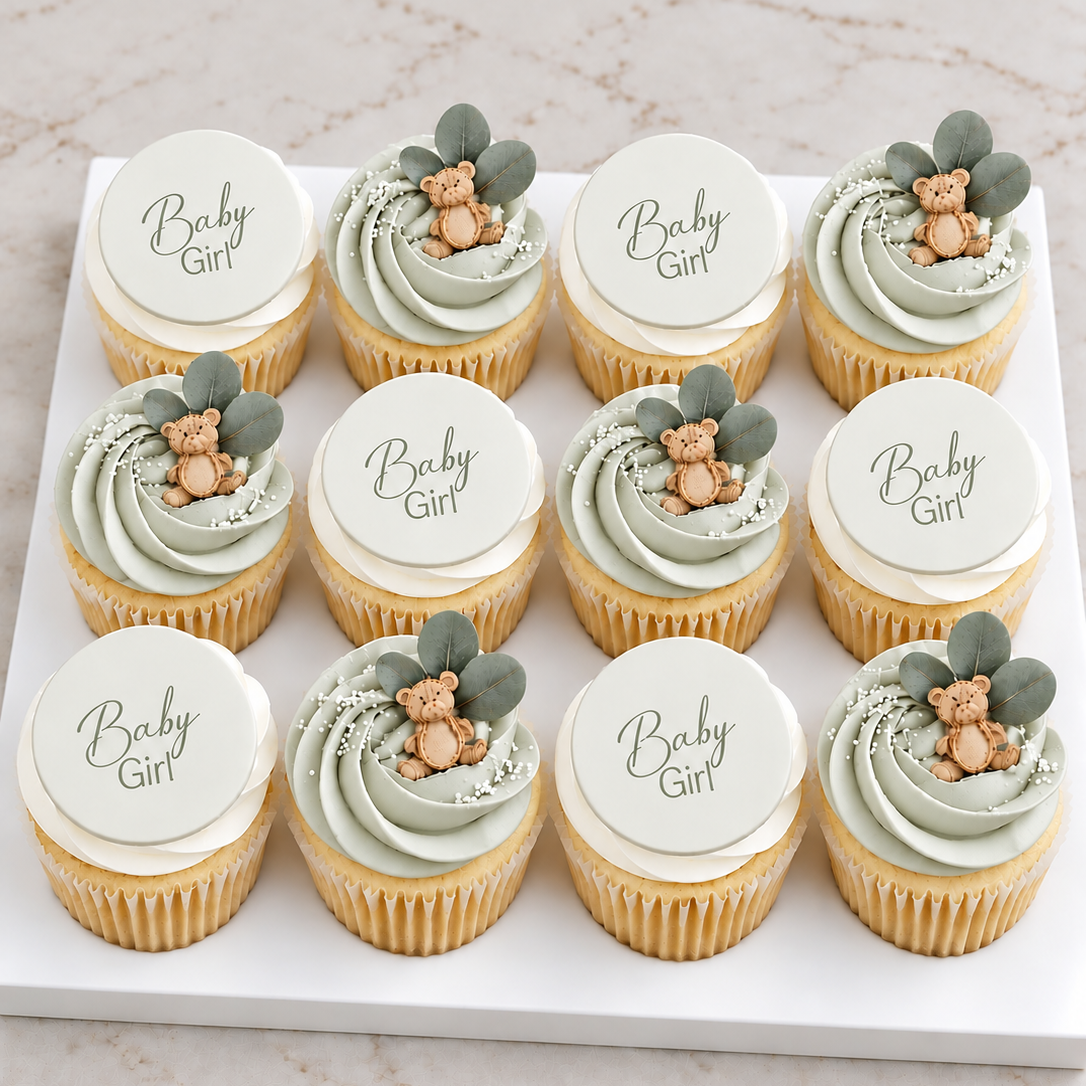 BABY GIRL (Sauge) | Cupcakes