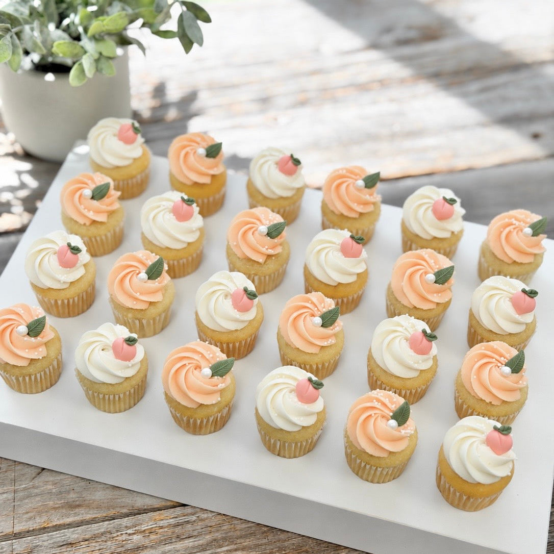 PÊCHE SUCRÉE | Mini cupcakes